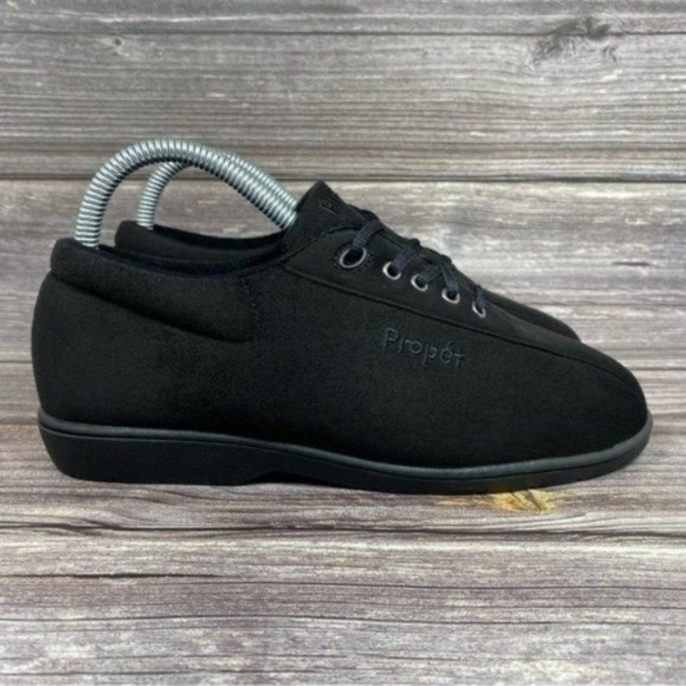 Propet Stephanie Shoes (W3222) Women’s Size 7 Black Sneakers